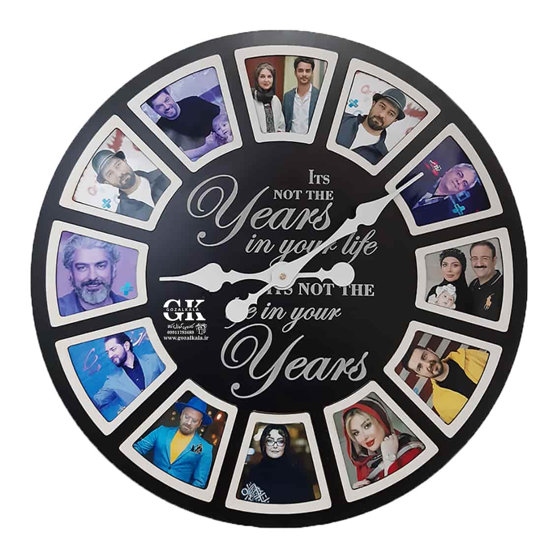 ساعت قاب عکس با جای عکس سفارشی | هدیهای خاص و ماندگار