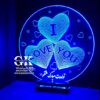 بالبینگ سه قلب سه‌بعدی I Love You | هدیه‌ای رمانتیک و ماندگار