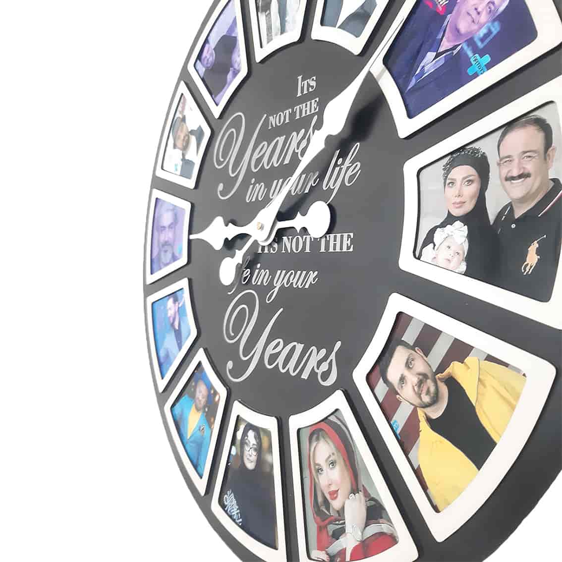 ساعت قاب عکس با جای عکس سفارشی | هدیهای خاص و ماندگار