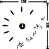 ساعت دیواری پازلی «من به دنبال تو با عقربه‌ها می‌چرخم»