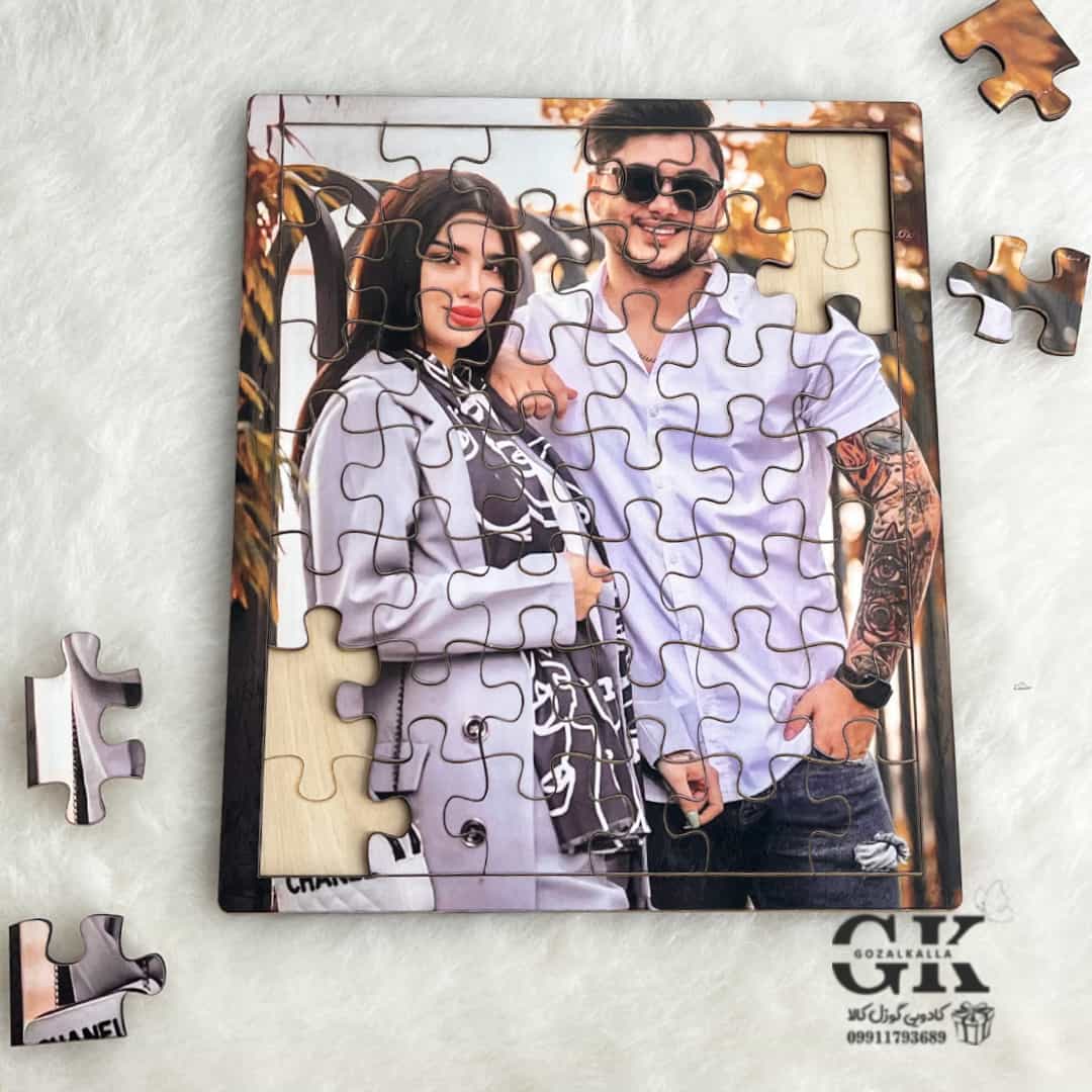 پازل چوبی با عکس دلخواه