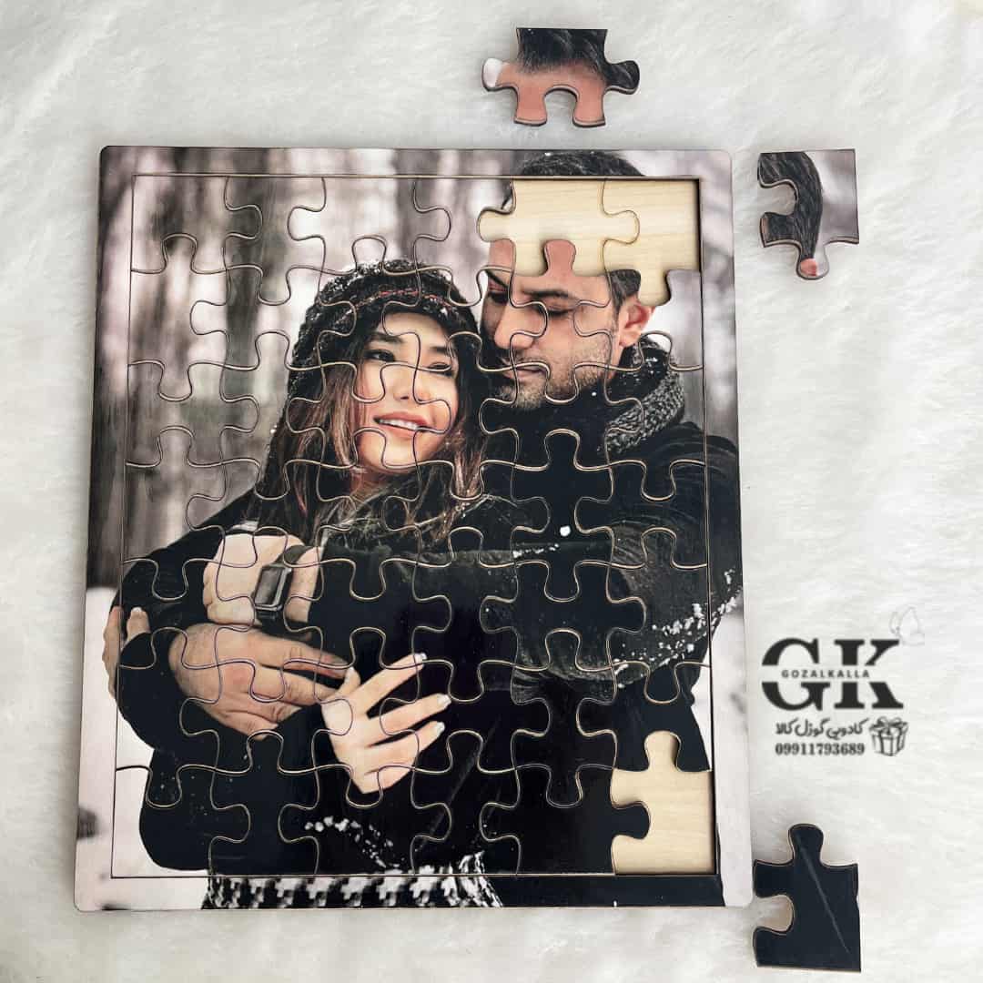 پازل چوبی با عکس دلخواه